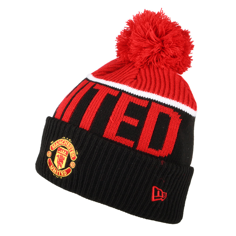 New Era Manchester United FC Bommelmütze - Sport - Schwarz-Scharlachrot