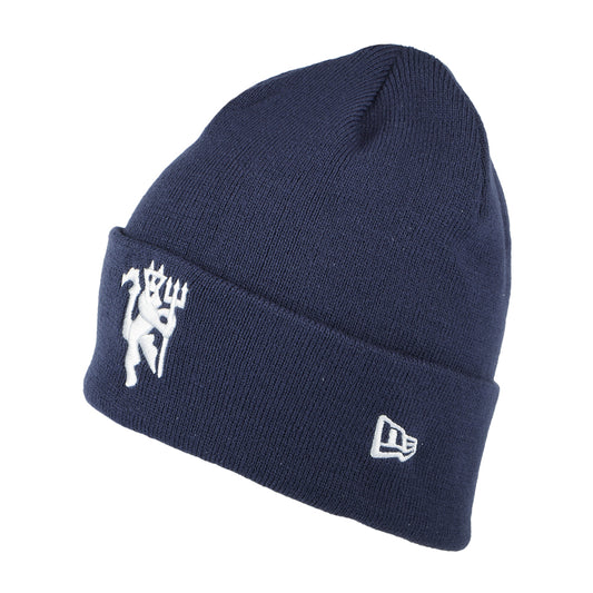 New Era Manchester United FC Beanie Mütze - Seasonal Cuff - Marineblau