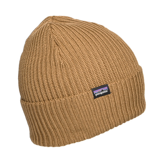 Patagonia Fishermans gerollt Beanie Mütze - Sepiabraun