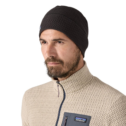 Patagonia R1 Air Fleece Beanie Mütze Jacquard - Schwarz