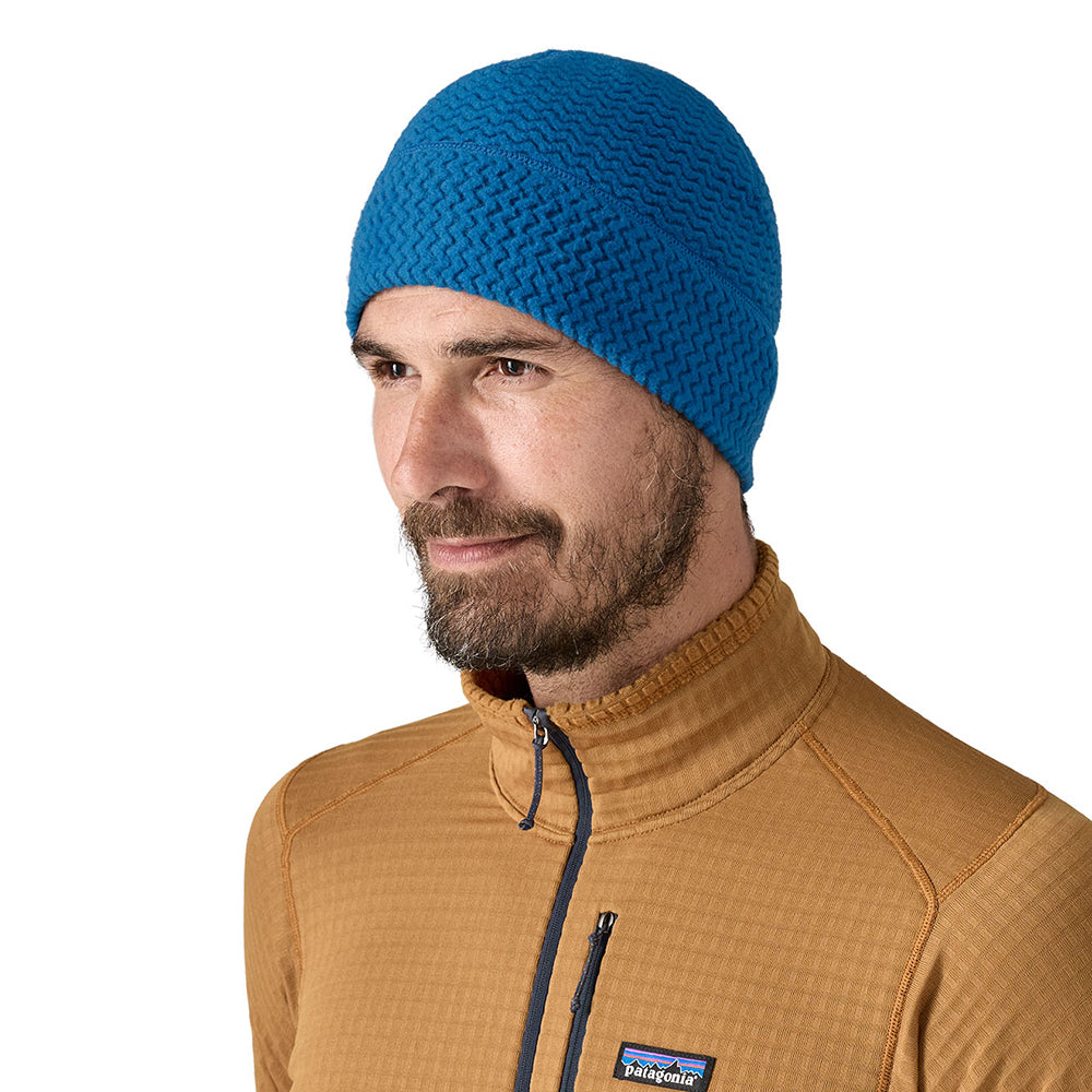 Patagonia R1 Air Fleece Beanie Mütze Jacquard - Blau