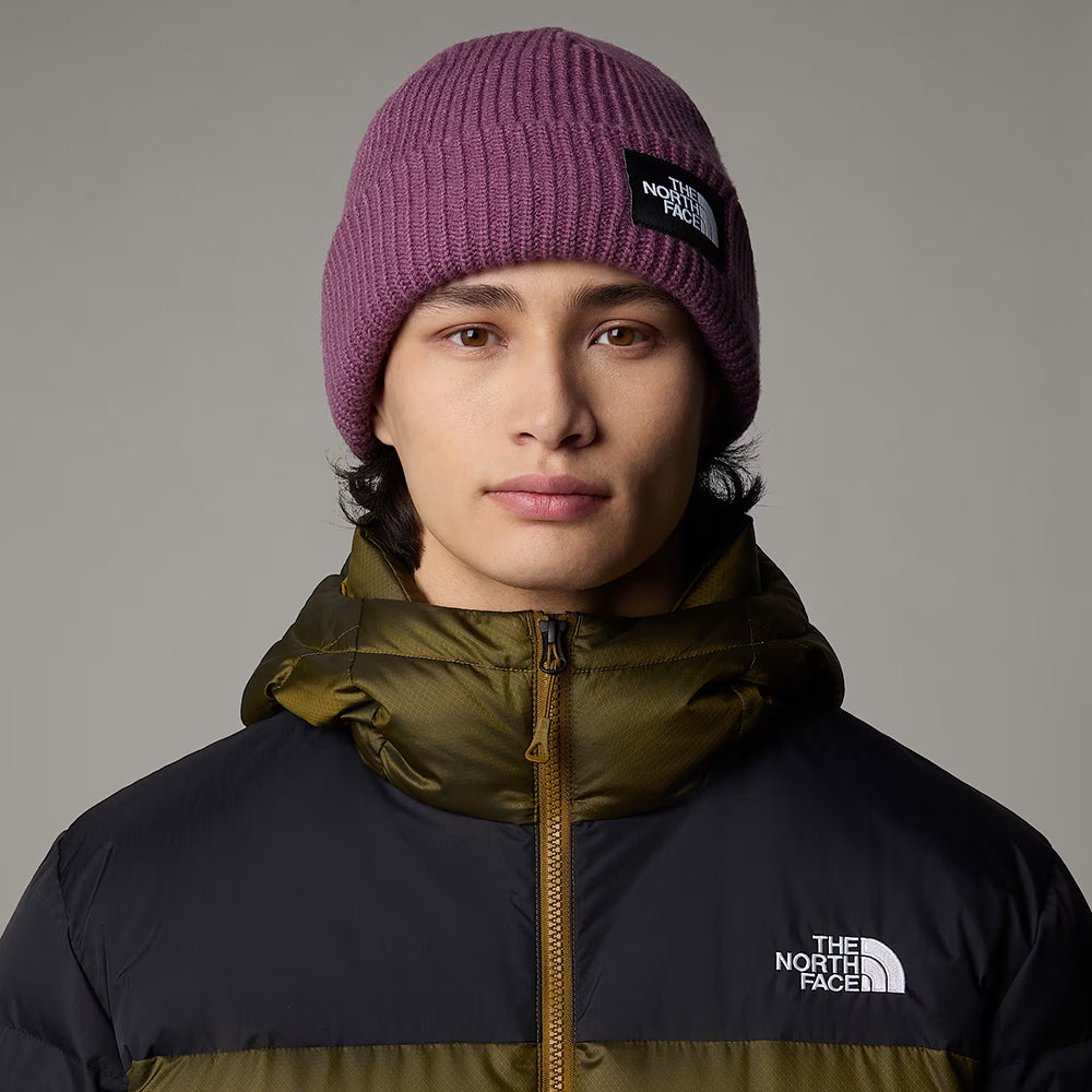 The North Face Salty gefütterte Beanie Mütze - Dunkles Mauve