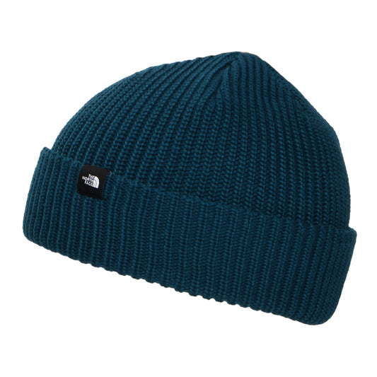 The North Face TNF Recycled Fisherman Beanie Mütze - Petrol