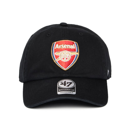 47 Brand Arsenal FC Baseball Cap - Clean Up - Schwarz