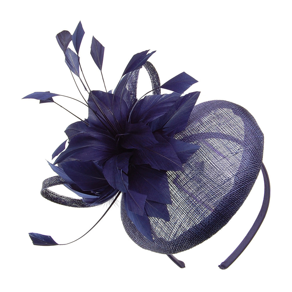 Jane Anne Designs Mandy Fascinator - Dunkelblau