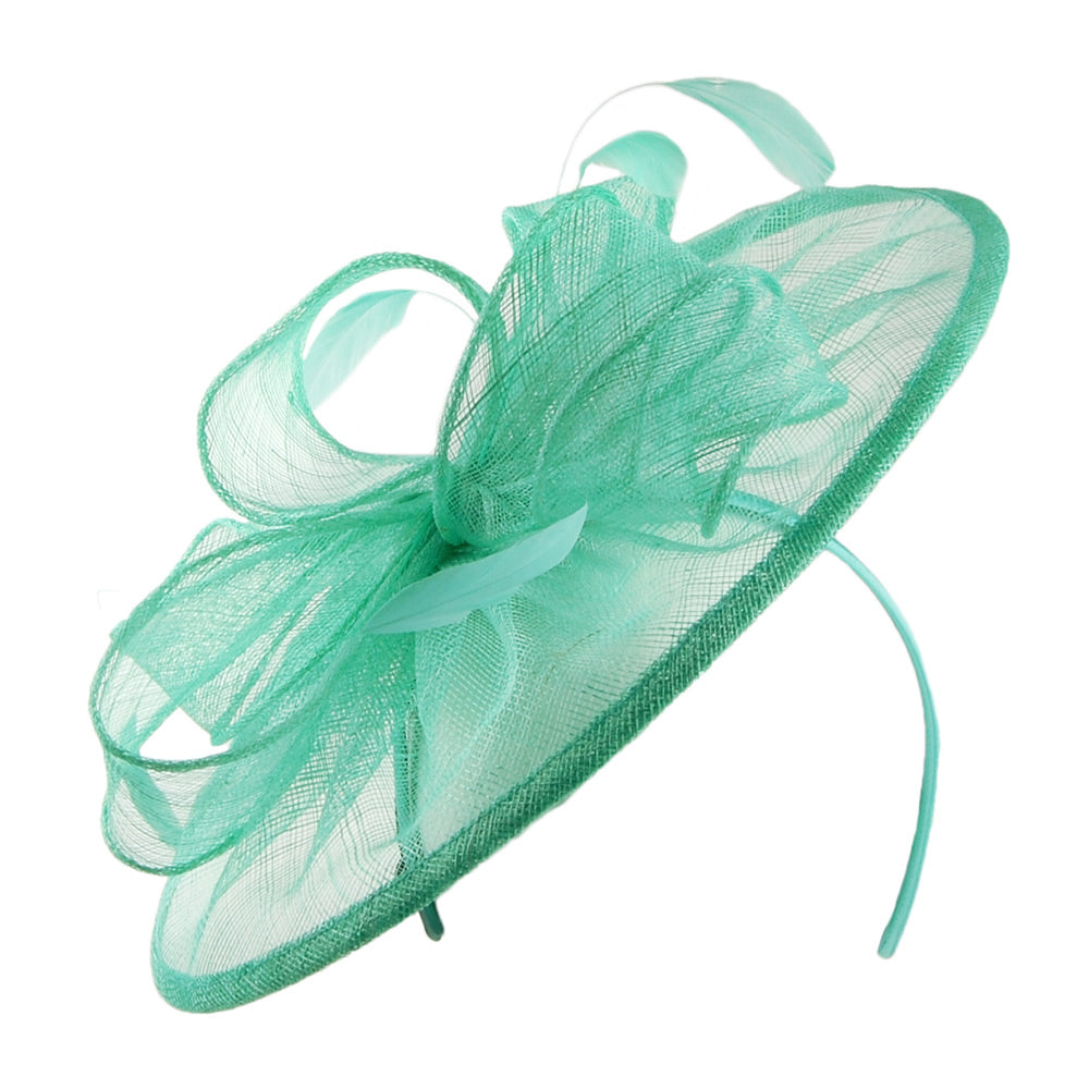 Failsworth Ginny Disc Fascinator - Türkis