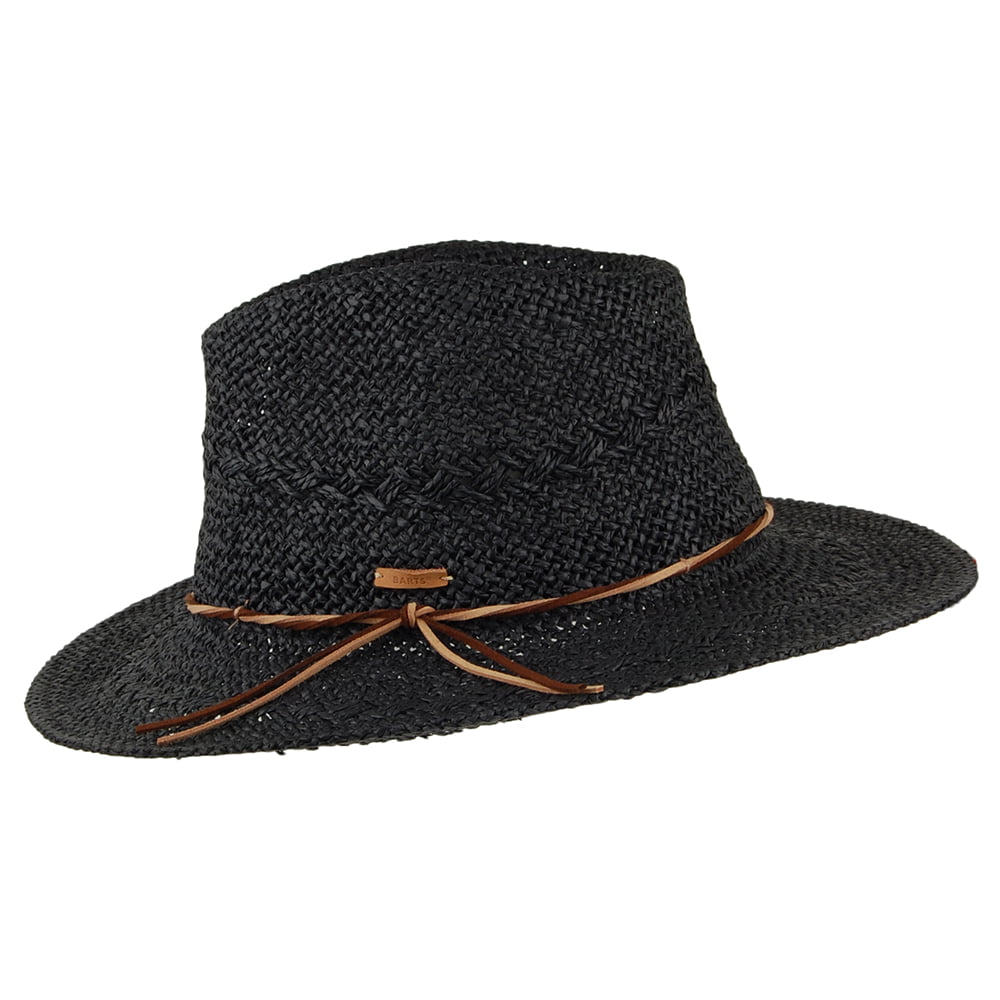 Barts Arday Sommer Fedora Hut - Schwarz