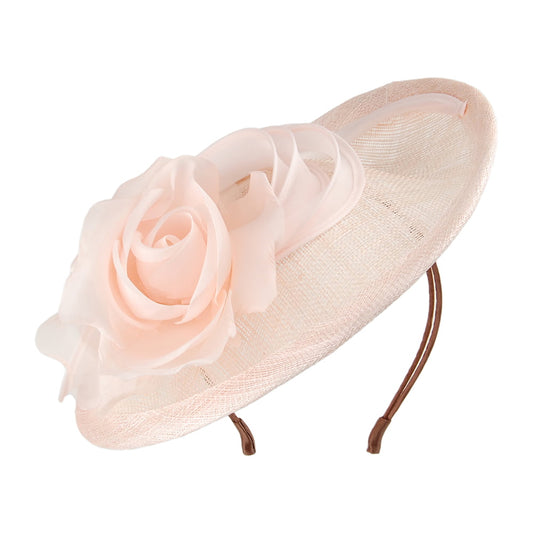 Whiteley Rose Disc Fascinator - Hellrosa