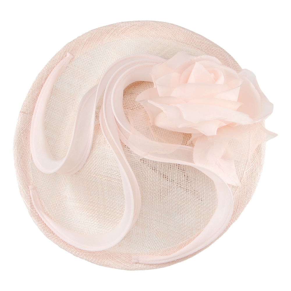 Whiteley Rose Disc Fascinator - Hellrosa