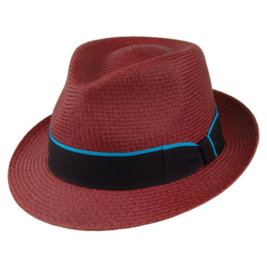 Failsworth Panama Trilby Hut - Merlot