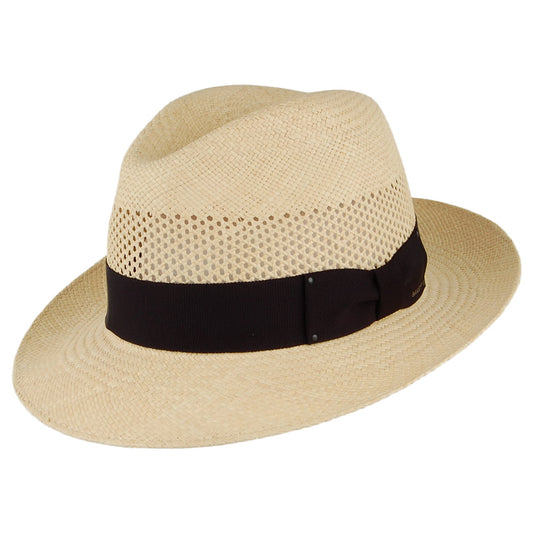 Bailey Groff Panama Fedora Hut - Natur