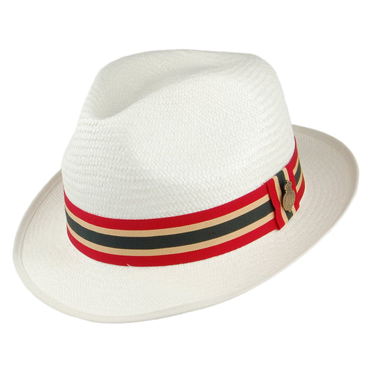 Christys Home County Yorkie Panama Trilby Hut - Perlweiß