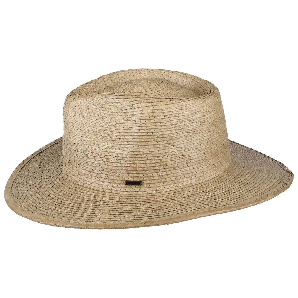 Brixton Marcos Fedora Hut aus Stroh - Natur