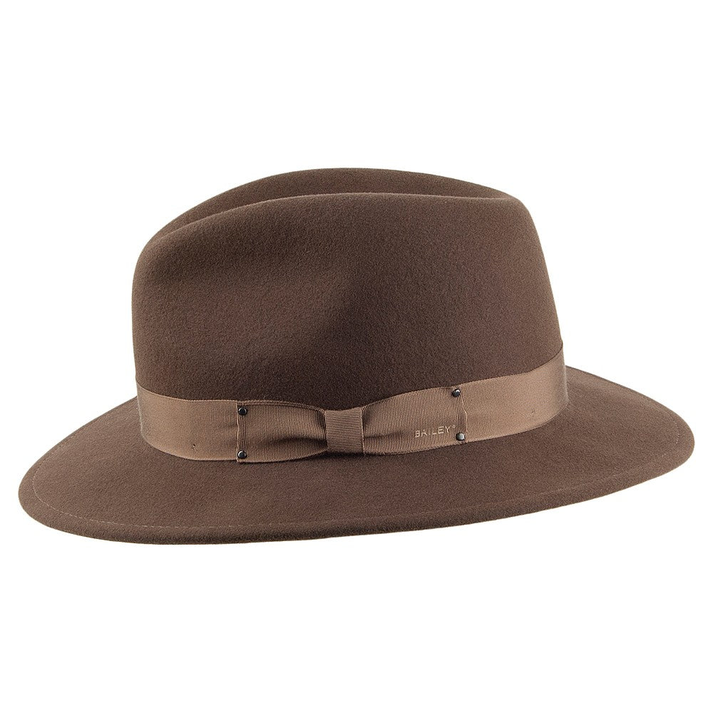 Bailey Curtis II Knautschbarer Fedora Hut - Schlangenbraun