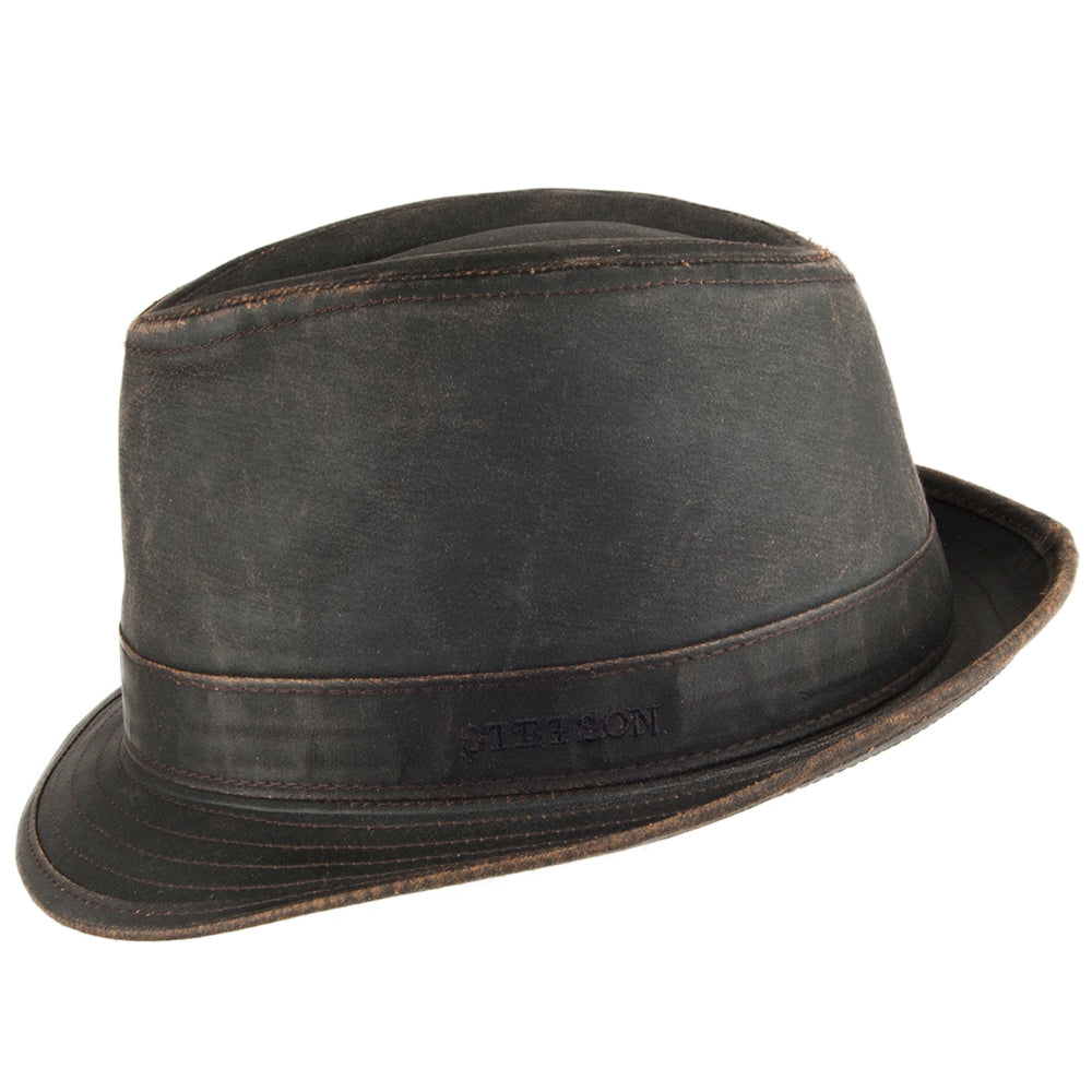 Stetson Odessa Wasserdichter Trilby Hut - Braun