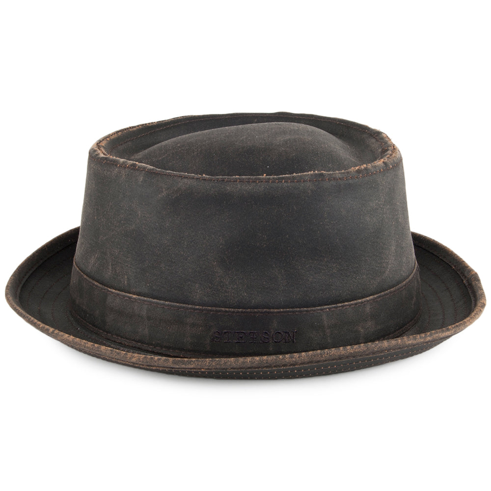 Stetson Odenton Wasserabweisender Pork Pie Hut - Braun