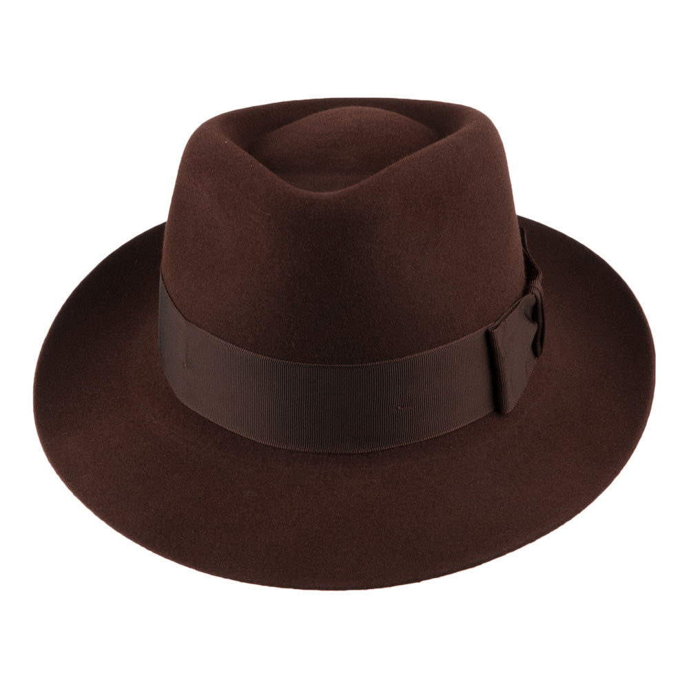 Christys Casablanca Fedora -Braun