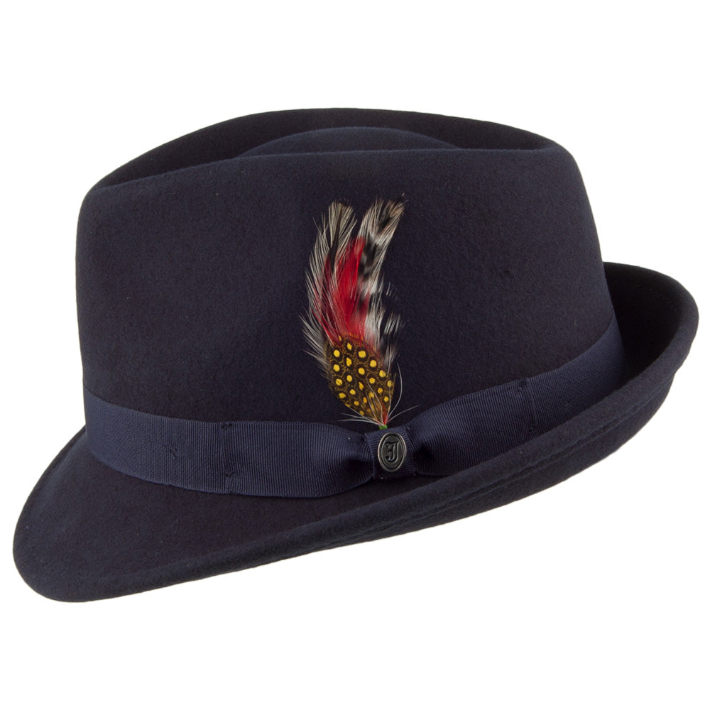 Jaxon & James Detroit Trilby Hut - Marineblau