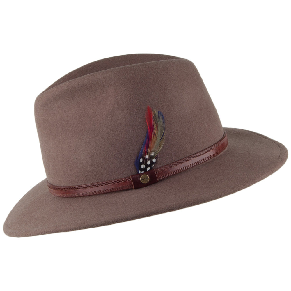 Stetson Rantoul Fedora Hut - Hellbraun