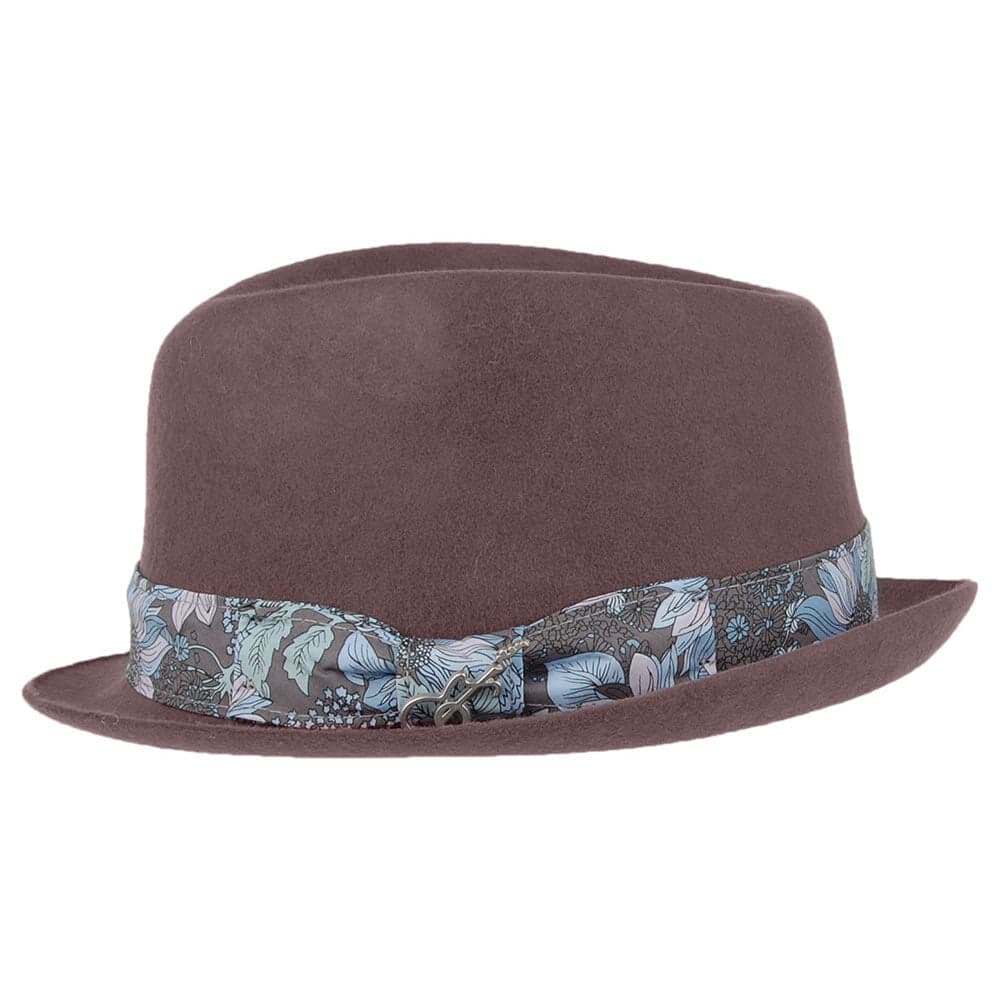 Carlos Santana Accord Trilby Hut aus Wollfilz - Grau