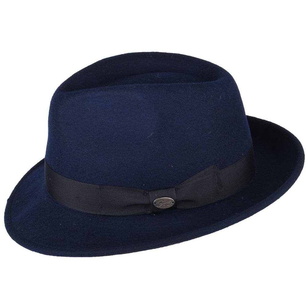 Bailey Maglor Trilby Hut aus Wollfilz - Marineblau