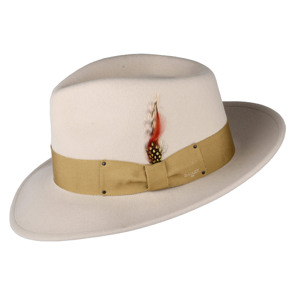 Bailey 7002 Knautschbar Fedora - Creme