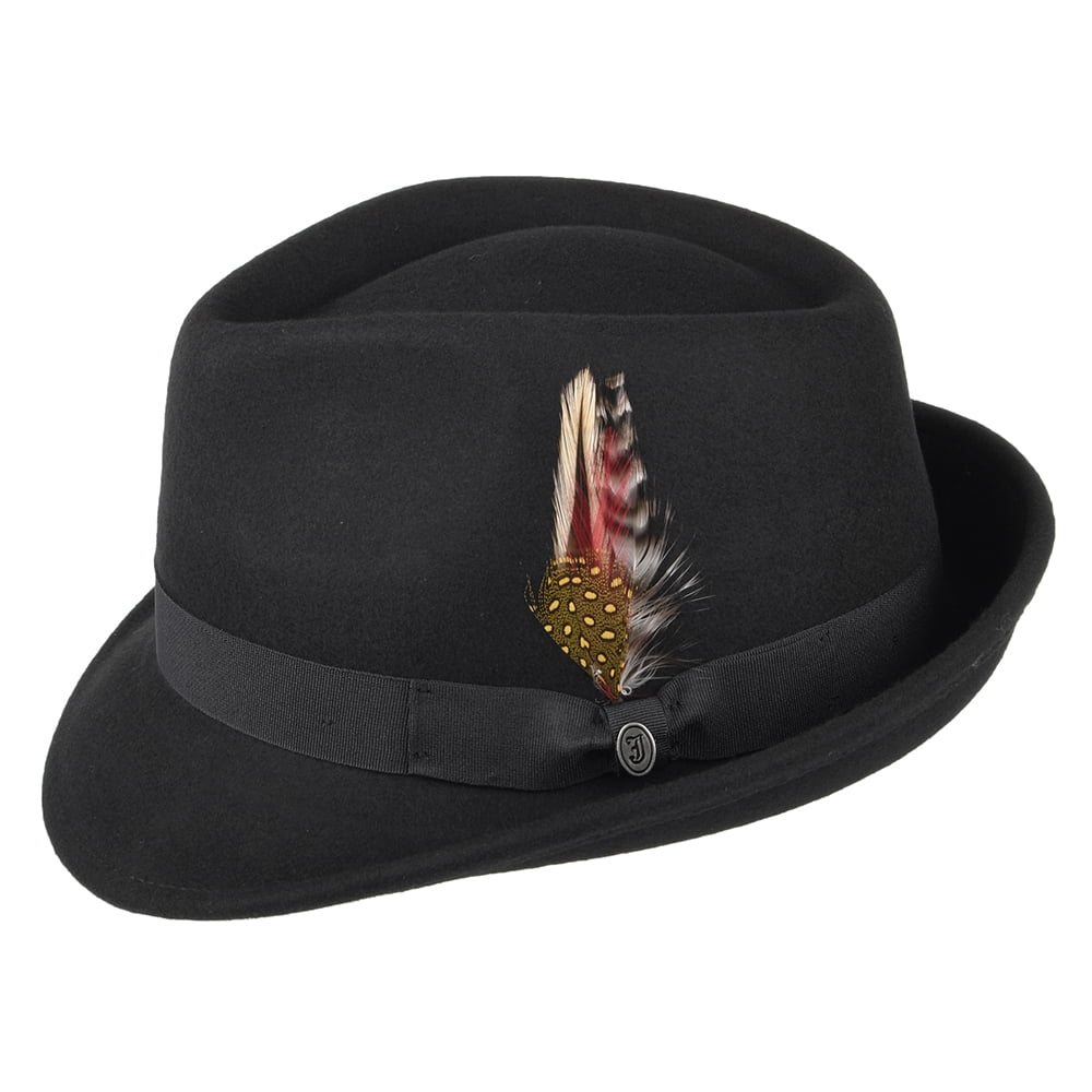 Jaxon & James Detroit Trilby Hut - Schwarz