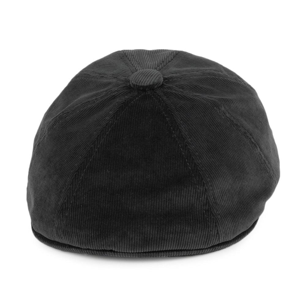 Kangol Hawker Kord Ballonmütze - Schwarz