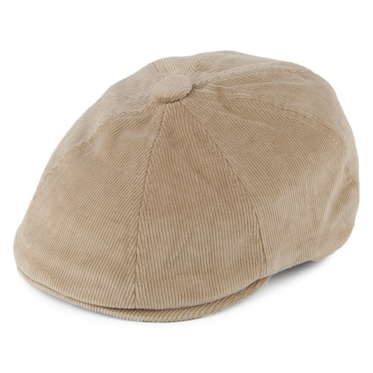 Kangol Hawker Kord Ballonmütze - Beige