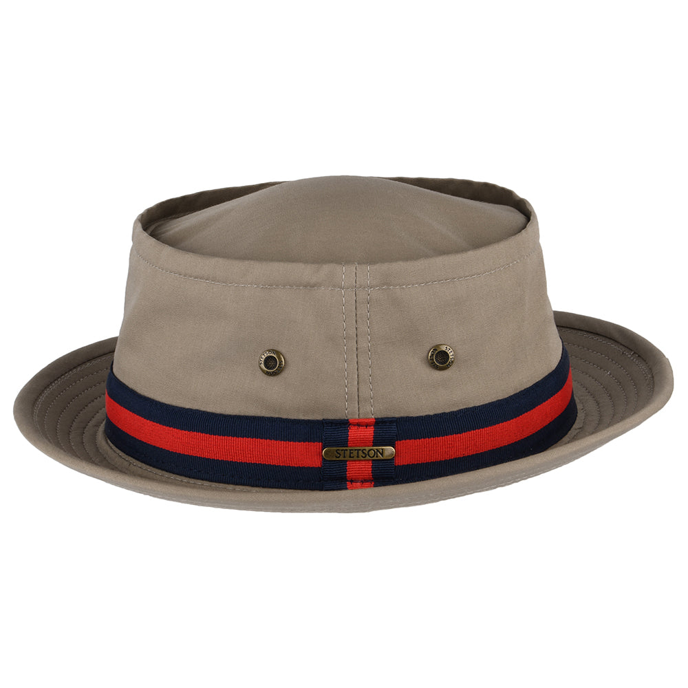 Stetson Fishermans Eimer Pork Pie Hut - Beige