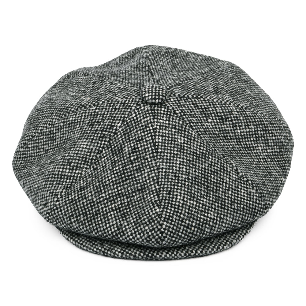 Bailey Galvin Italian Tweed Ballonmütze - Schwarz