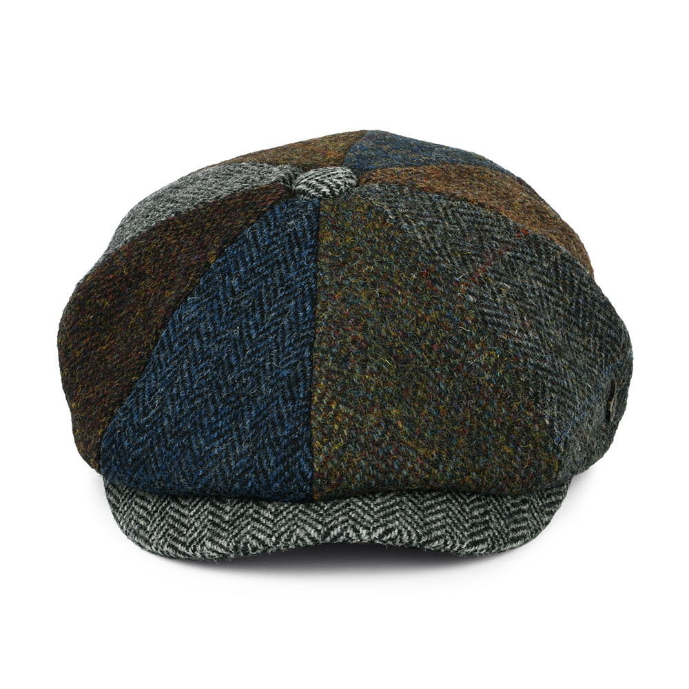 Failsworth Lewis II Harris Tweed Ballonmütze - Mehrfarbig