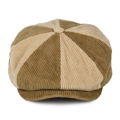 Brixton Brood II Baggy Kord Ballonmütze - Bronze-Sand