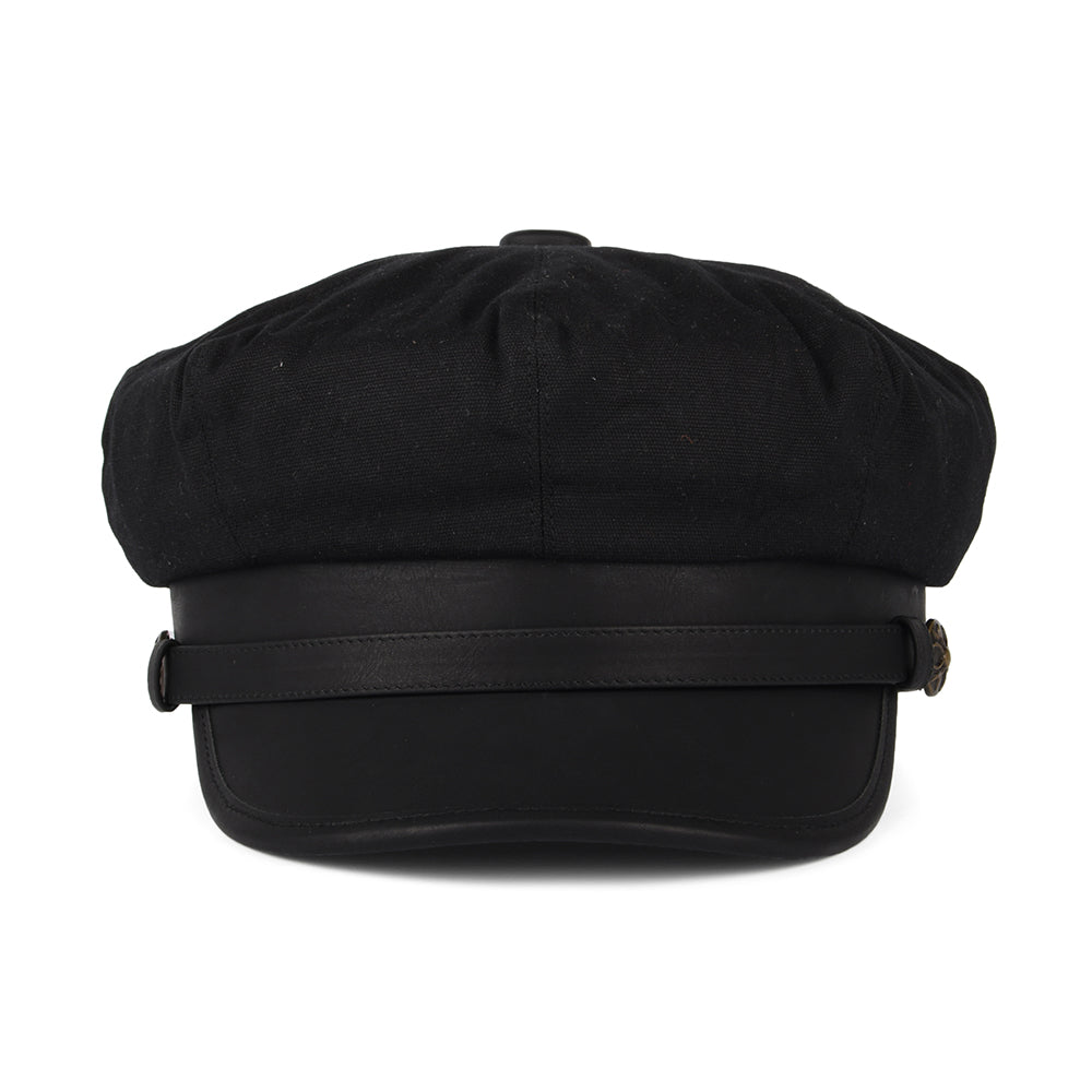 Jaxon & James Rebel Motorcycle Cap - Schwarz