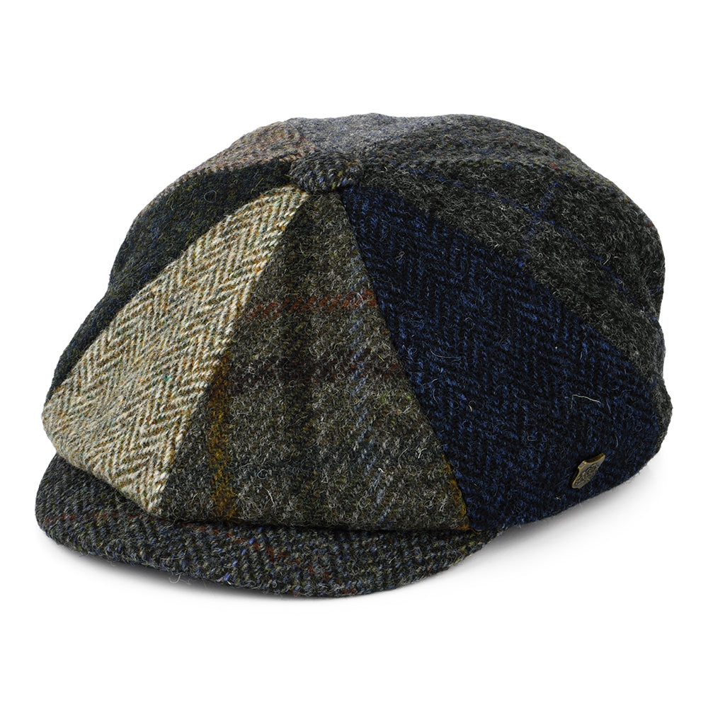 Failsworth Classic Lewis HARRIS TWEED Ballonmütze - Mehrfarbig