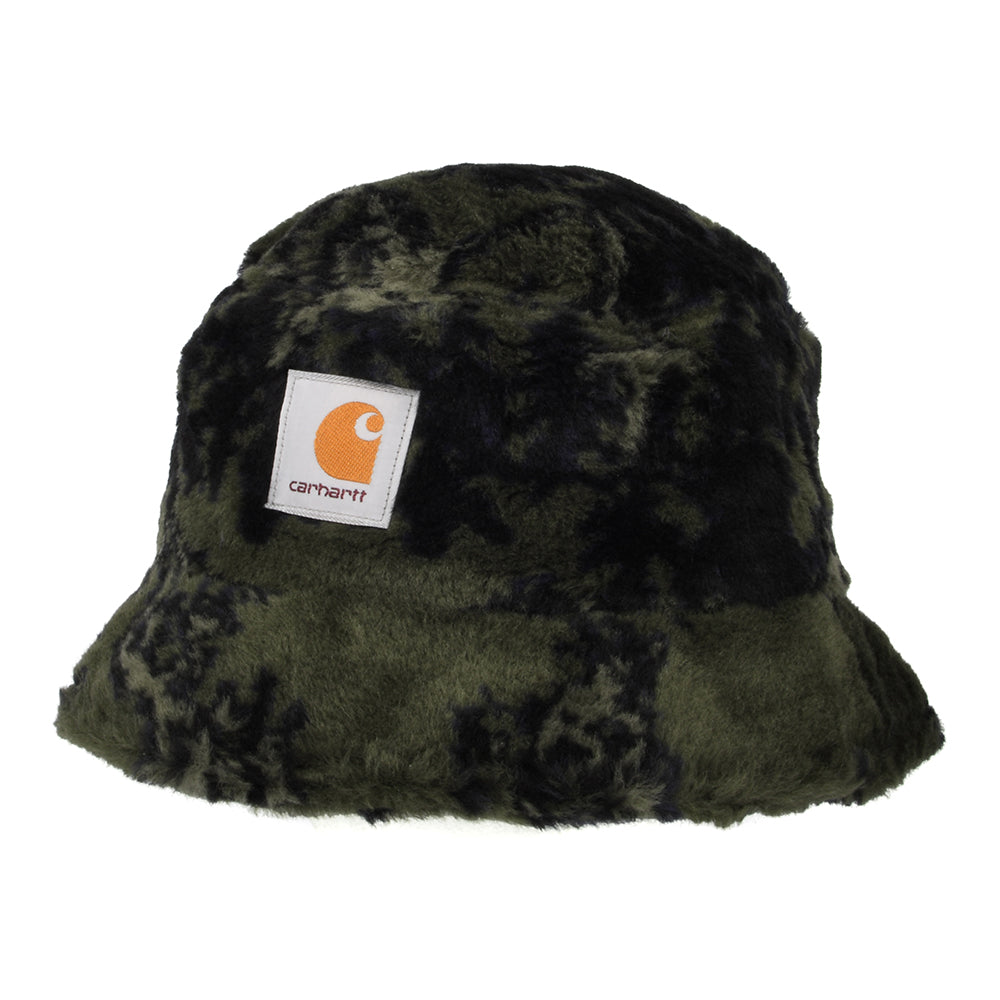 Carhartt WIP High Plains Kunstfell Fischerhut - Zypresse