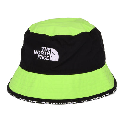 The North Face Cypress Fischerhut Packbarer Knautschbarer - Schwarz-Neongrün