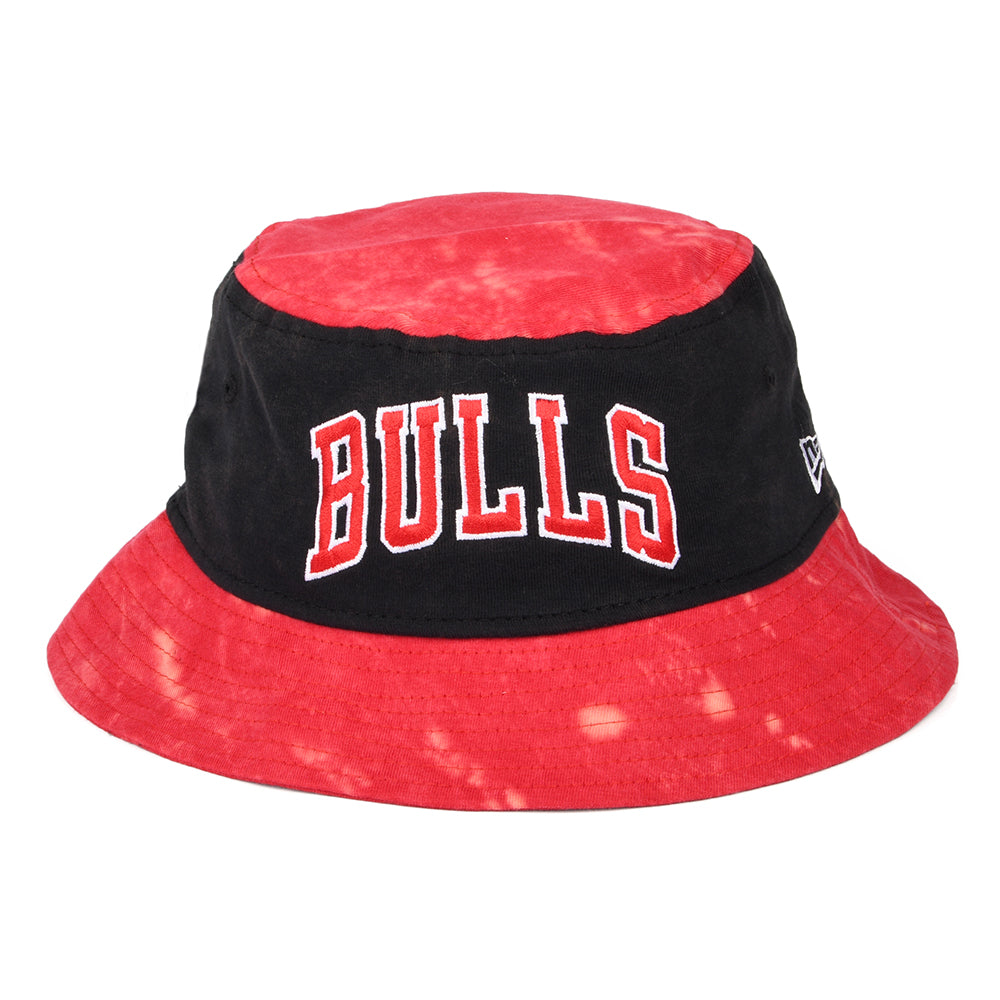 New Era Chicago Bulls Fischerhut - NBA Washed Pack - Rot-Schwarz