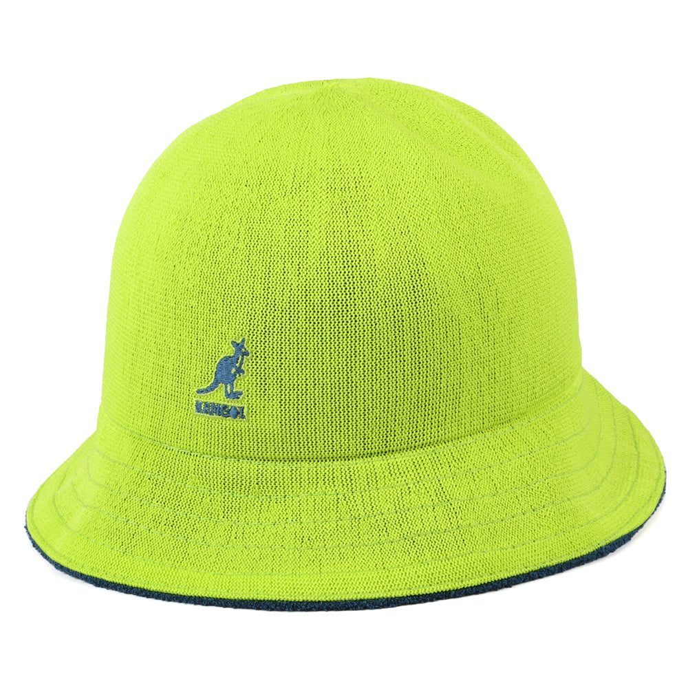 Kangol Flip It Wendbarer Casual Fischerhut - Petrol-Limettengrün