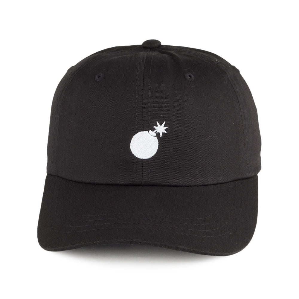 The Hundreds Solid Bomb Strapback Cap - Schwarz-Weiß