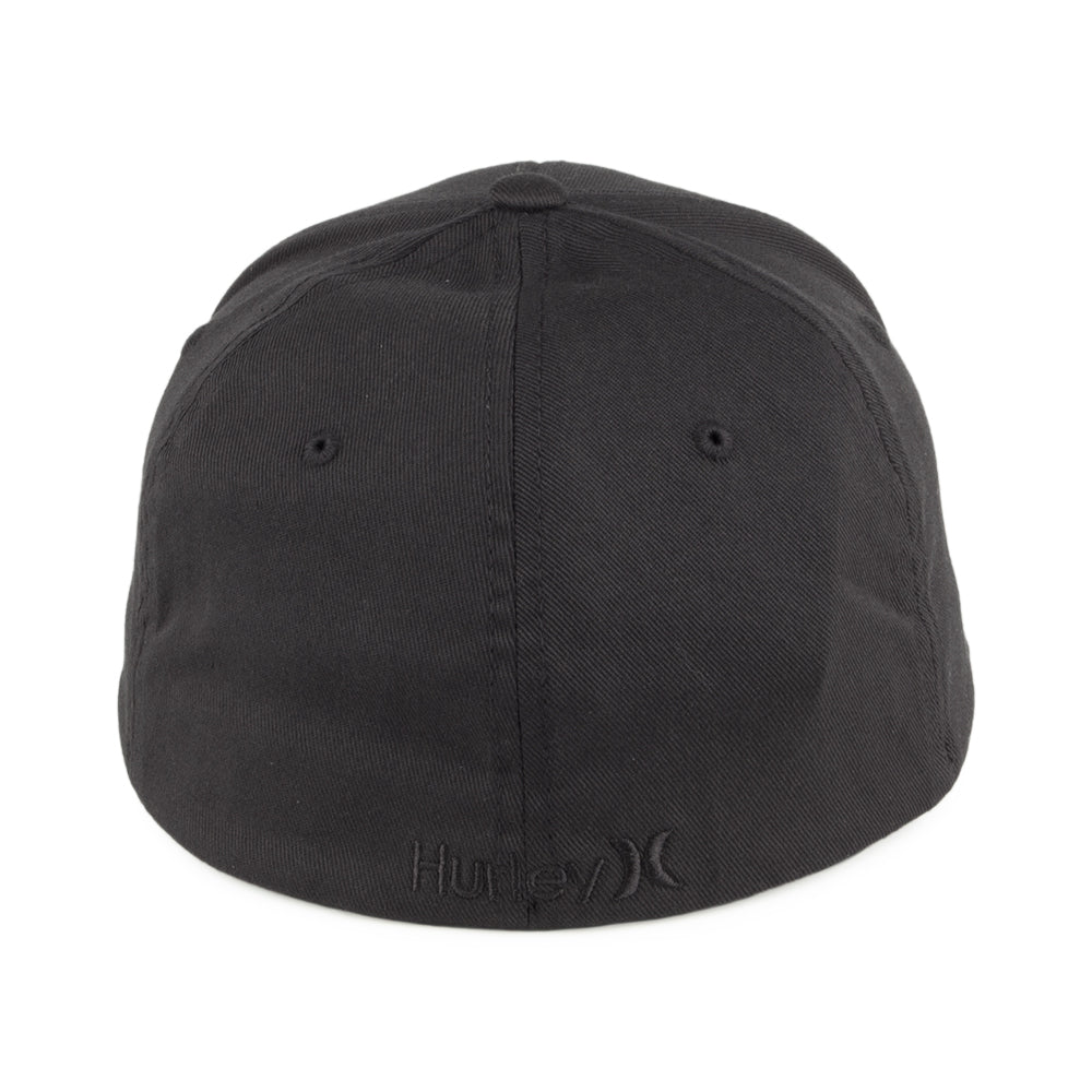 Hurley One & Only Flexfit Baseball Cap - Schwarz auf Schwarz