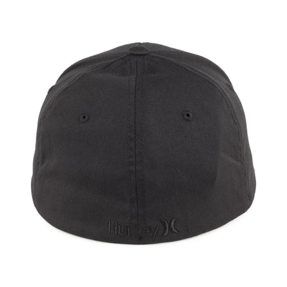 Hurley One & Only Flexfit Baseball Cap - Schwarz auf Schwarz