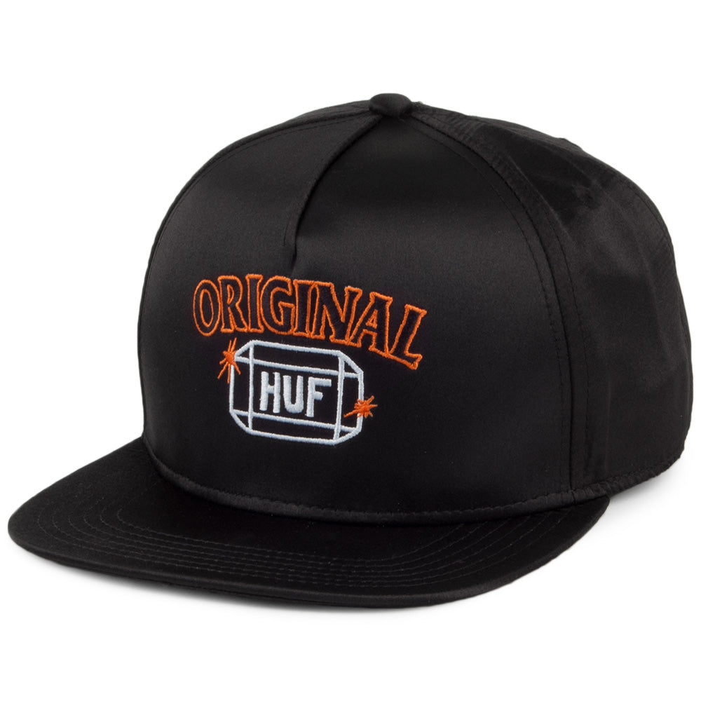 HUF Cabbie Snapback Cap - Schwarz