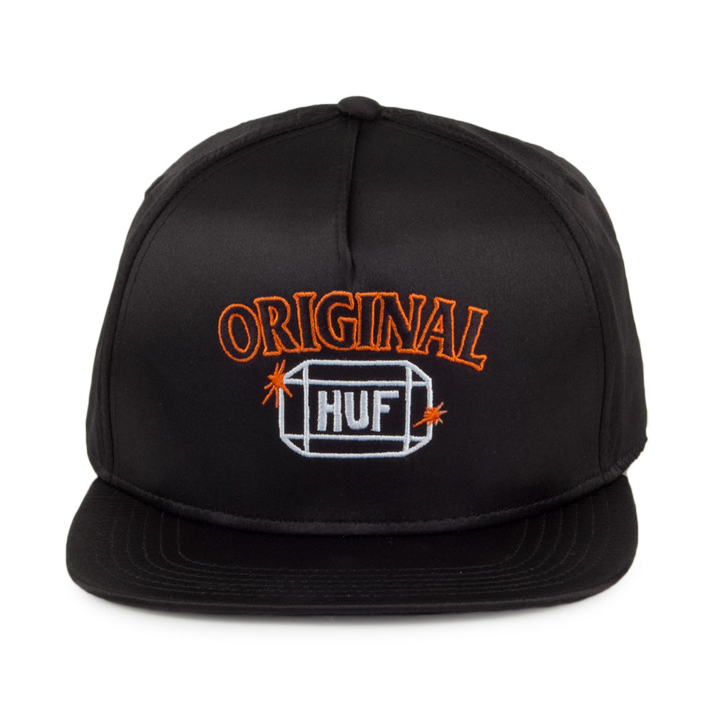 HUF Cabbie Snapback Cap - Schwarz