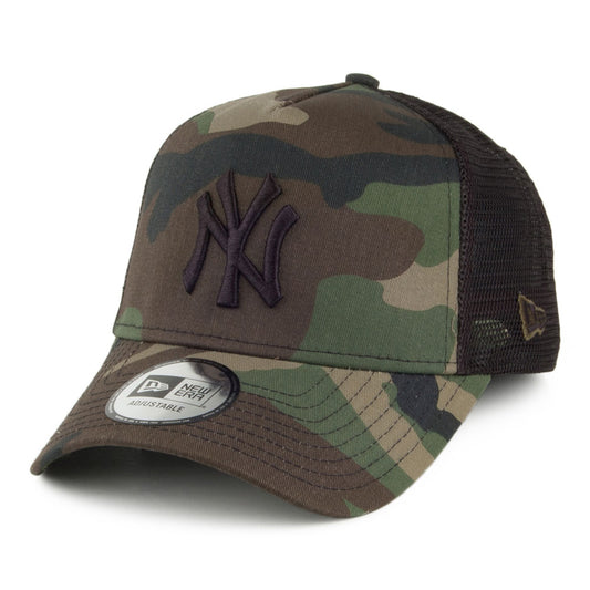 New Era New York Yankees Trucker Cap - Camo Team - Tarnfarben