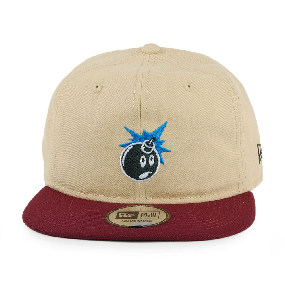 The Hundreds Keen New Era Snapback Cap - Gelb-Burgunderrot