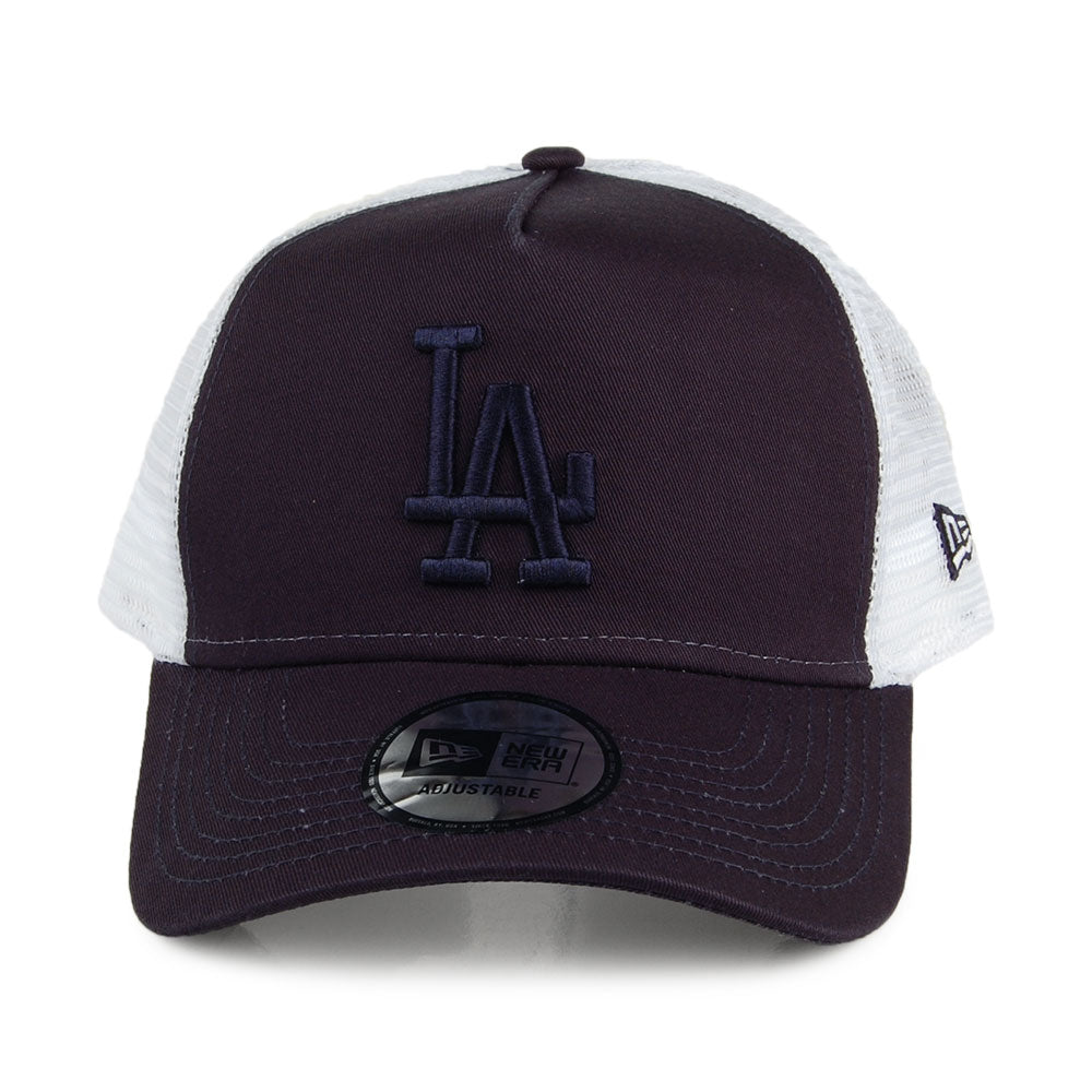 New Era A-Frame L.A. Dodgers Trucker Cap MLB League Essential - Marineblau-Weiß