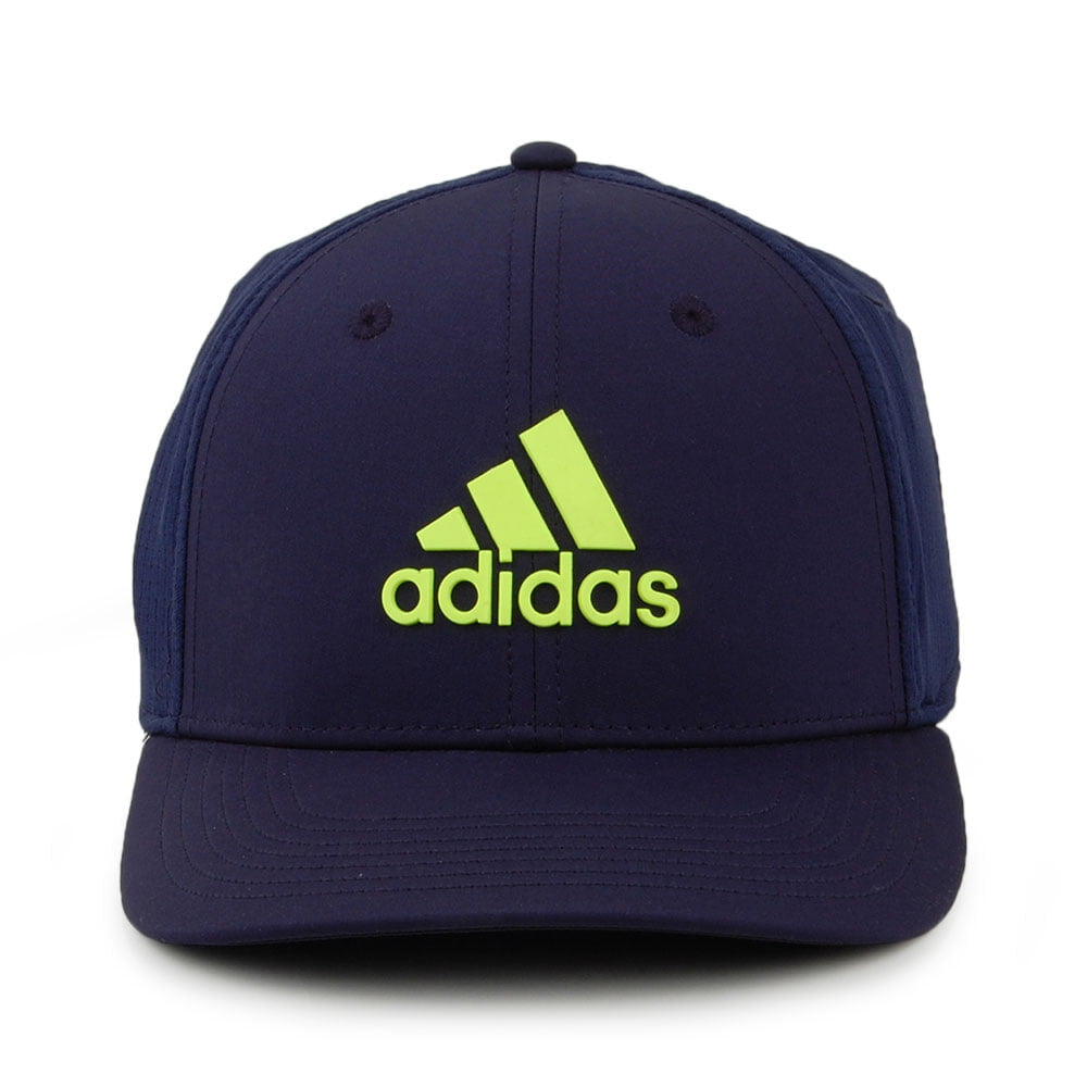 Adidas Golf Tour Fitted Baseball Cap - Marineblau-Gelb