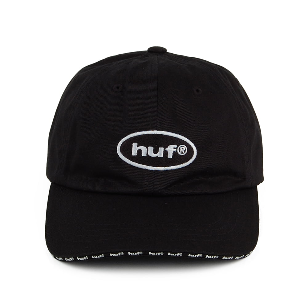 HUF Ellis Curved Visor Baseball Cap - Schwarz