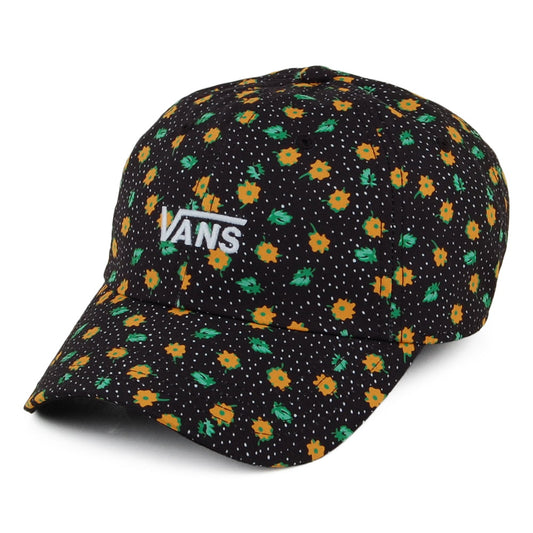 Vans Court Side Polka Ditsy Baseball Cap - Schwarz-Orange